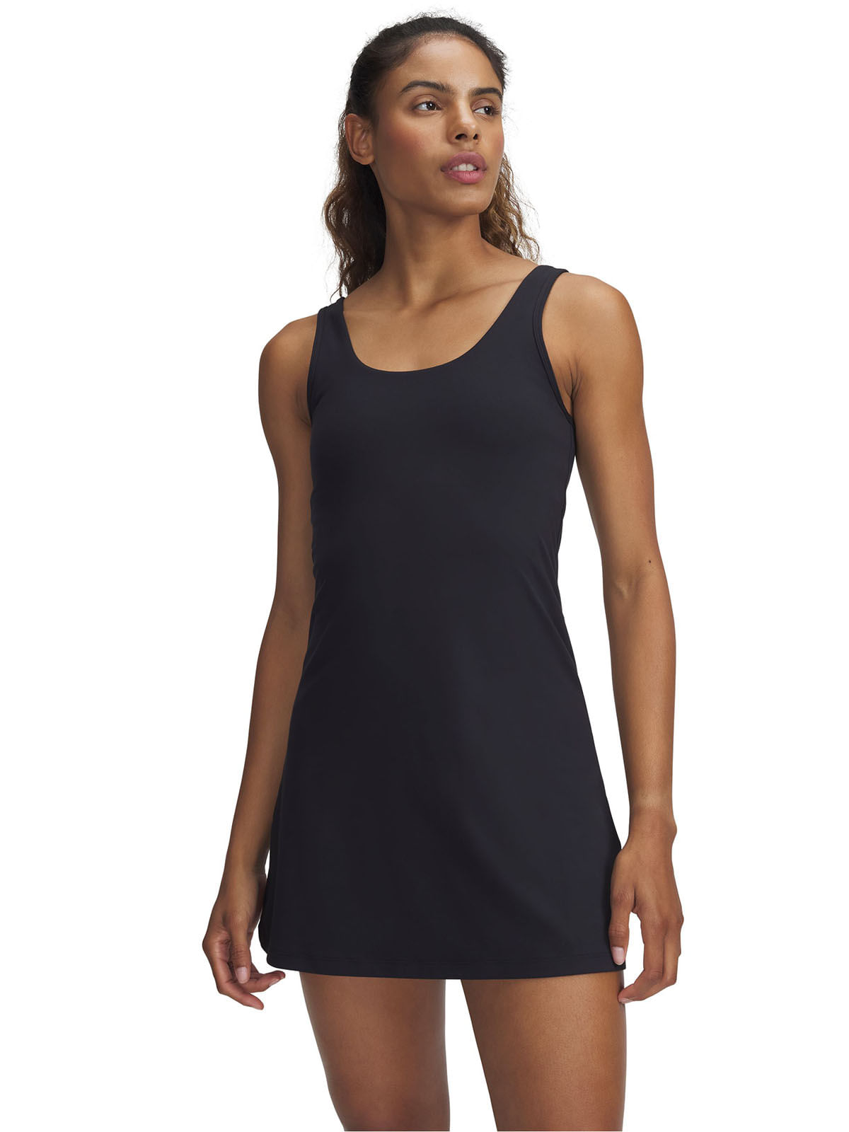 Vestido UA motion negro para mujer