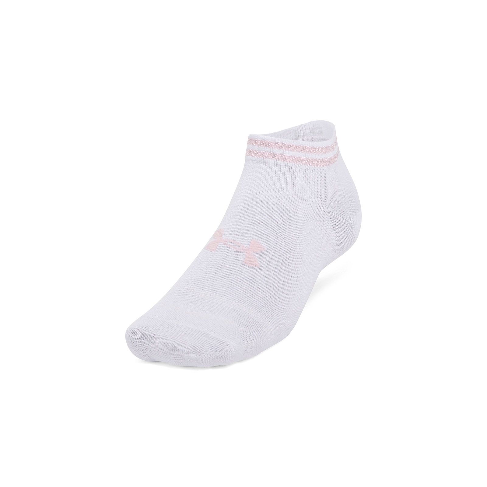Calcetines unisex Under Armour essential low pack de 6 blanco
