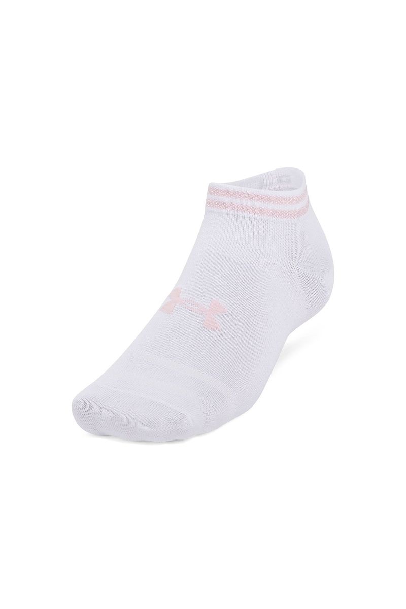 Calcetines-unisex-UA-essential-low-pack-de-6-blanco