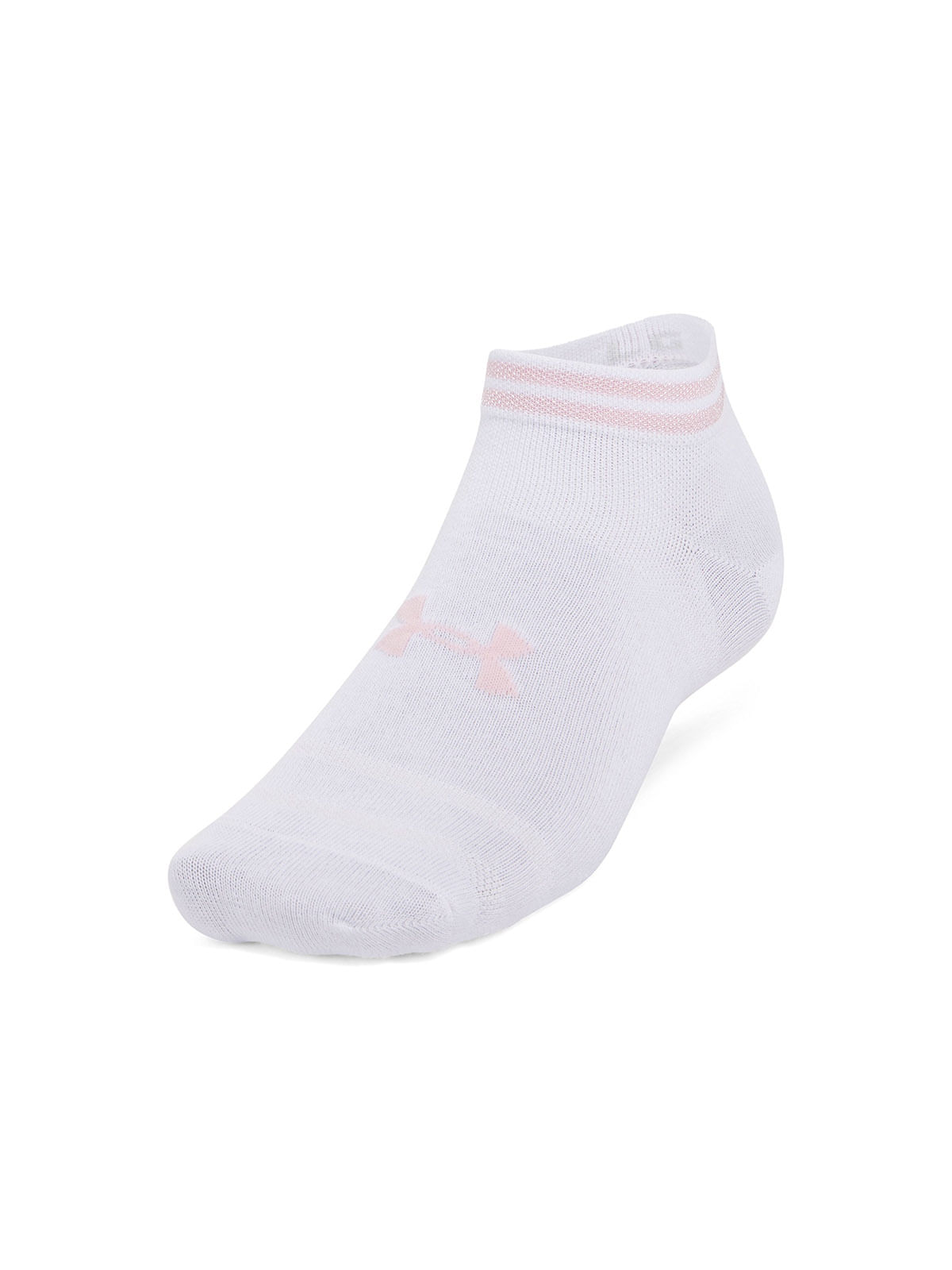 Calcetines unisex UA essential low pack de 6 blanco