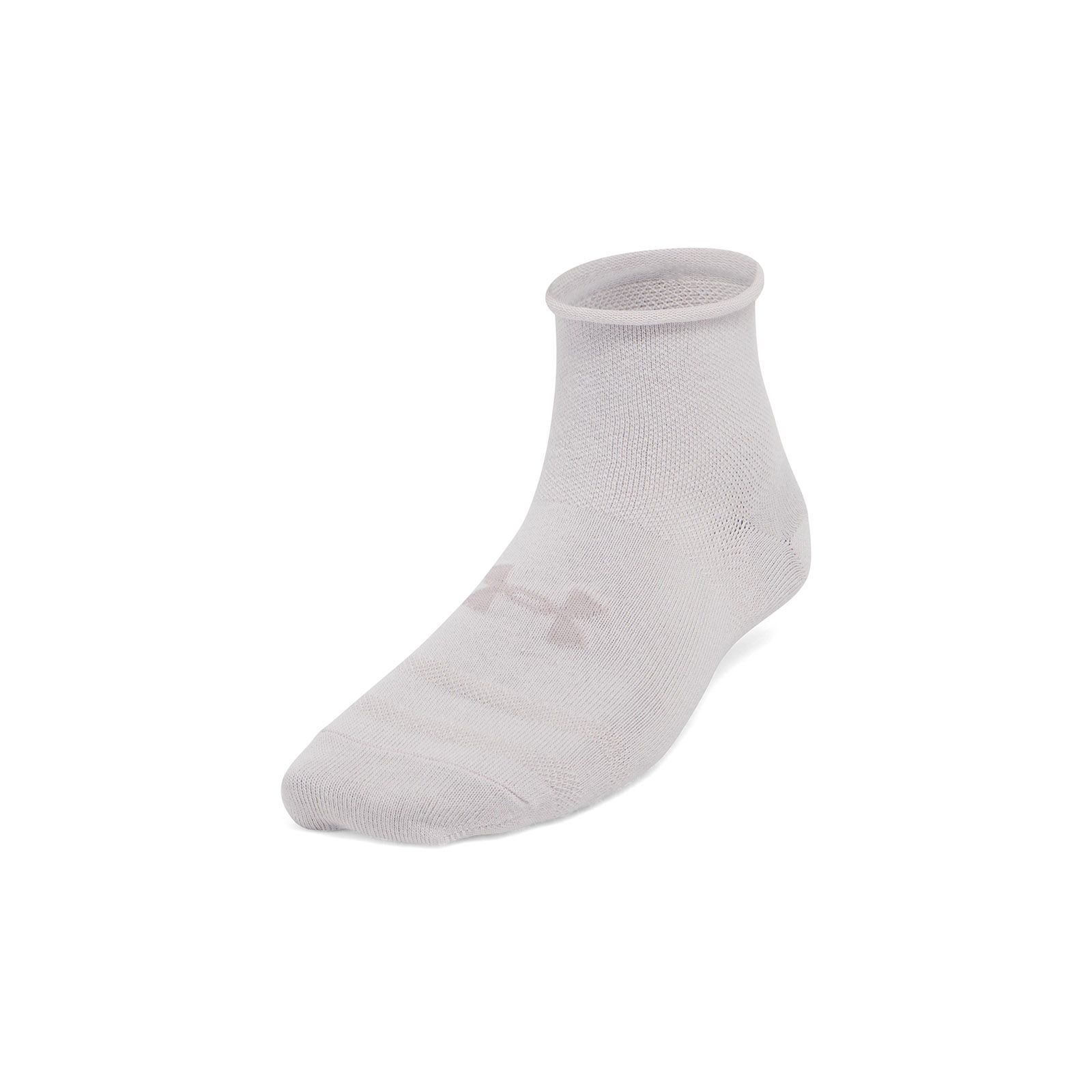 Calcetín mujer Under Armour essential low pack de 3 gris