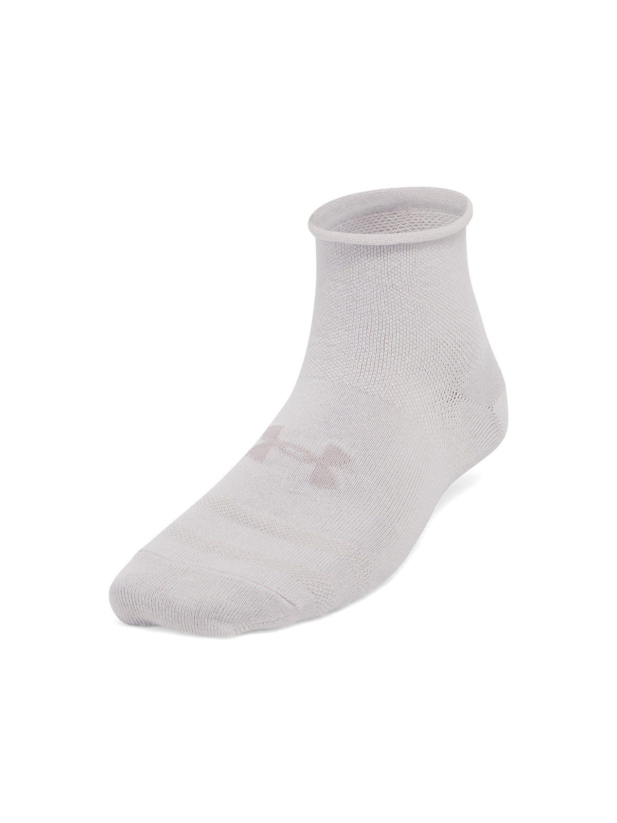 Calcetín mujer UA essential low pack de 3 gris