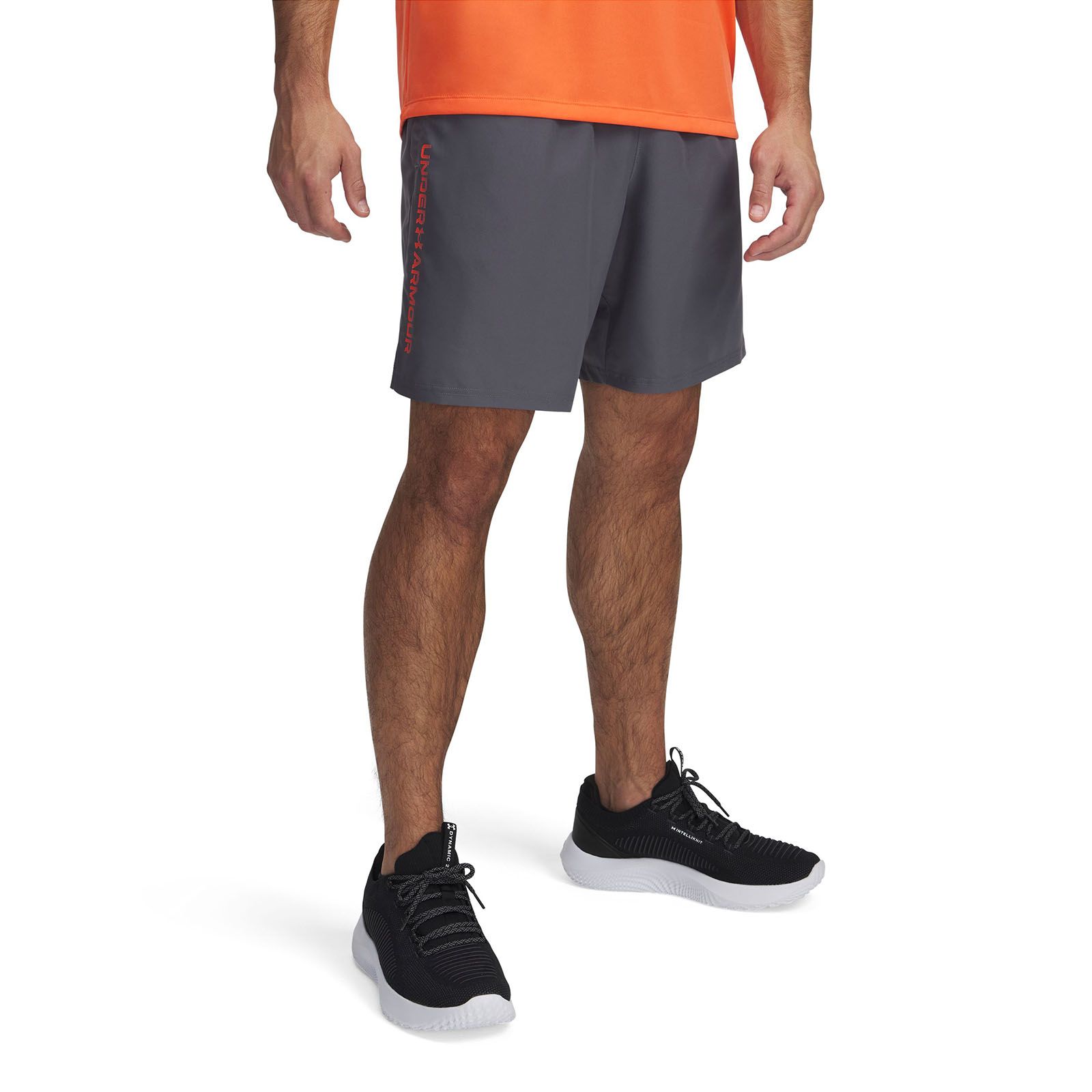 Shorts Under Armour tech woven wordmark gris para hombre