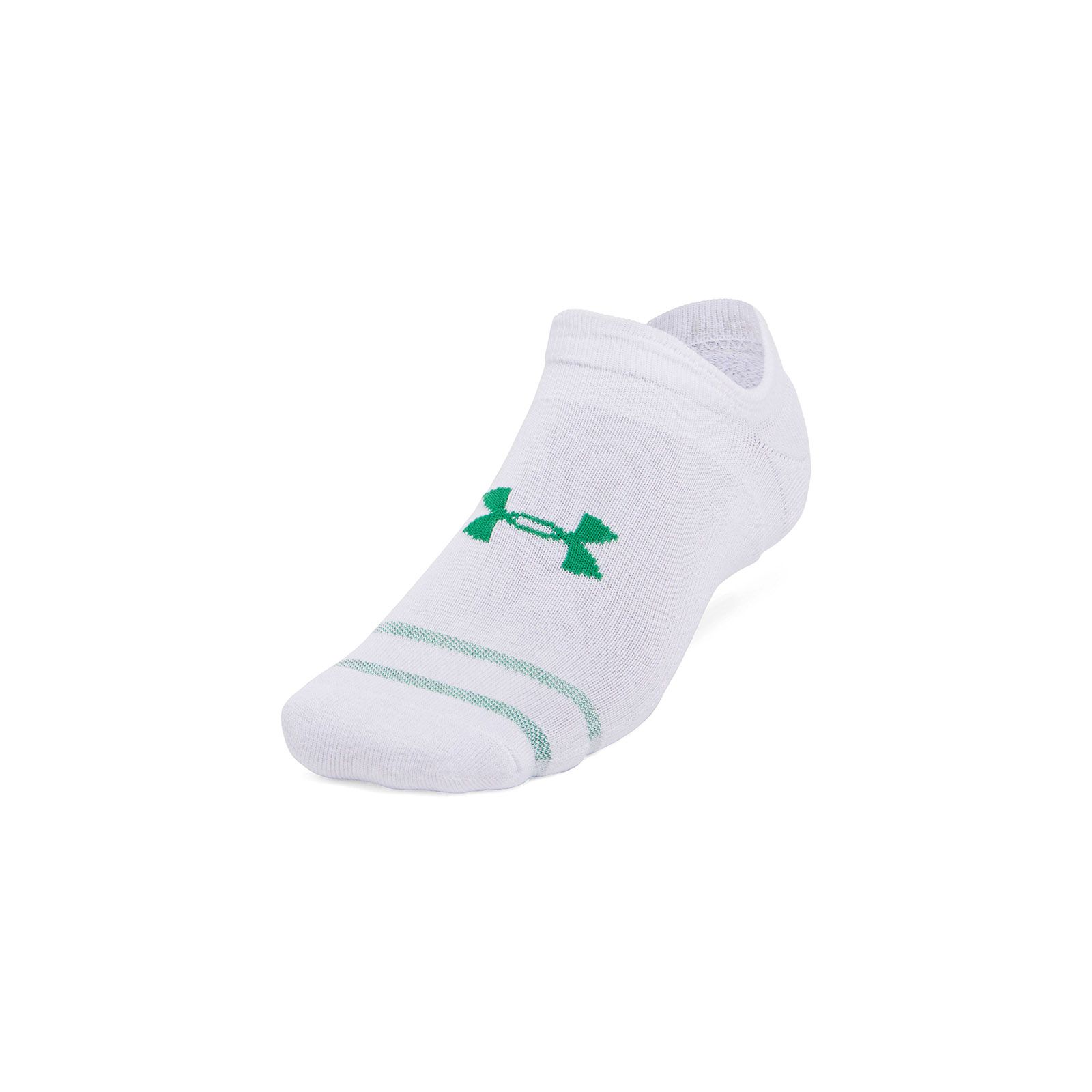Calcetín unisex Under Armour essential cushion 6-pack no show blanco