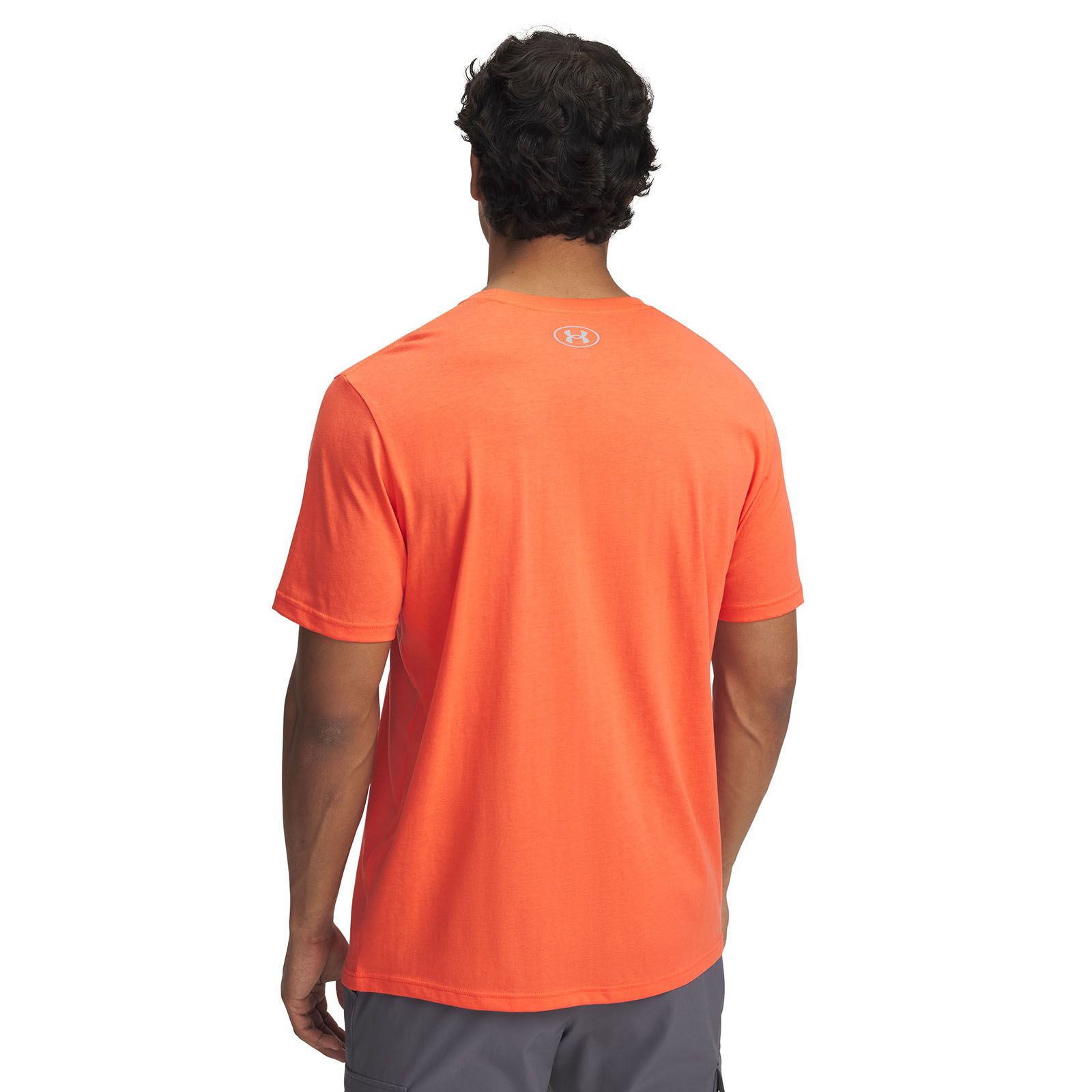 Polera manga corta Under Armour boxed sports naranjo para hombre