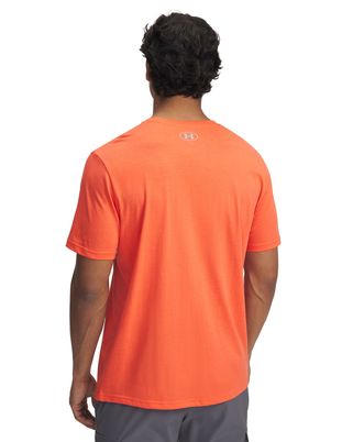 Polera manga corta Under Armour boxed sports naranjo para hombre