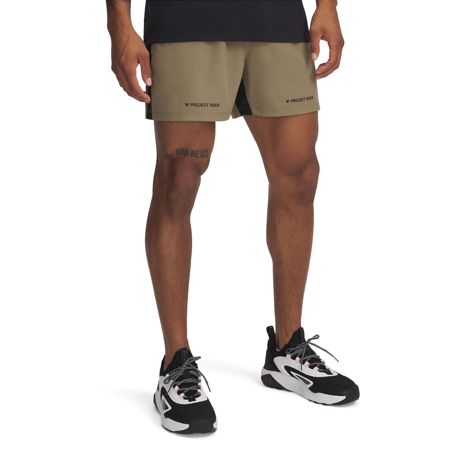 Shorts Project Rock café para hombre Under Armour