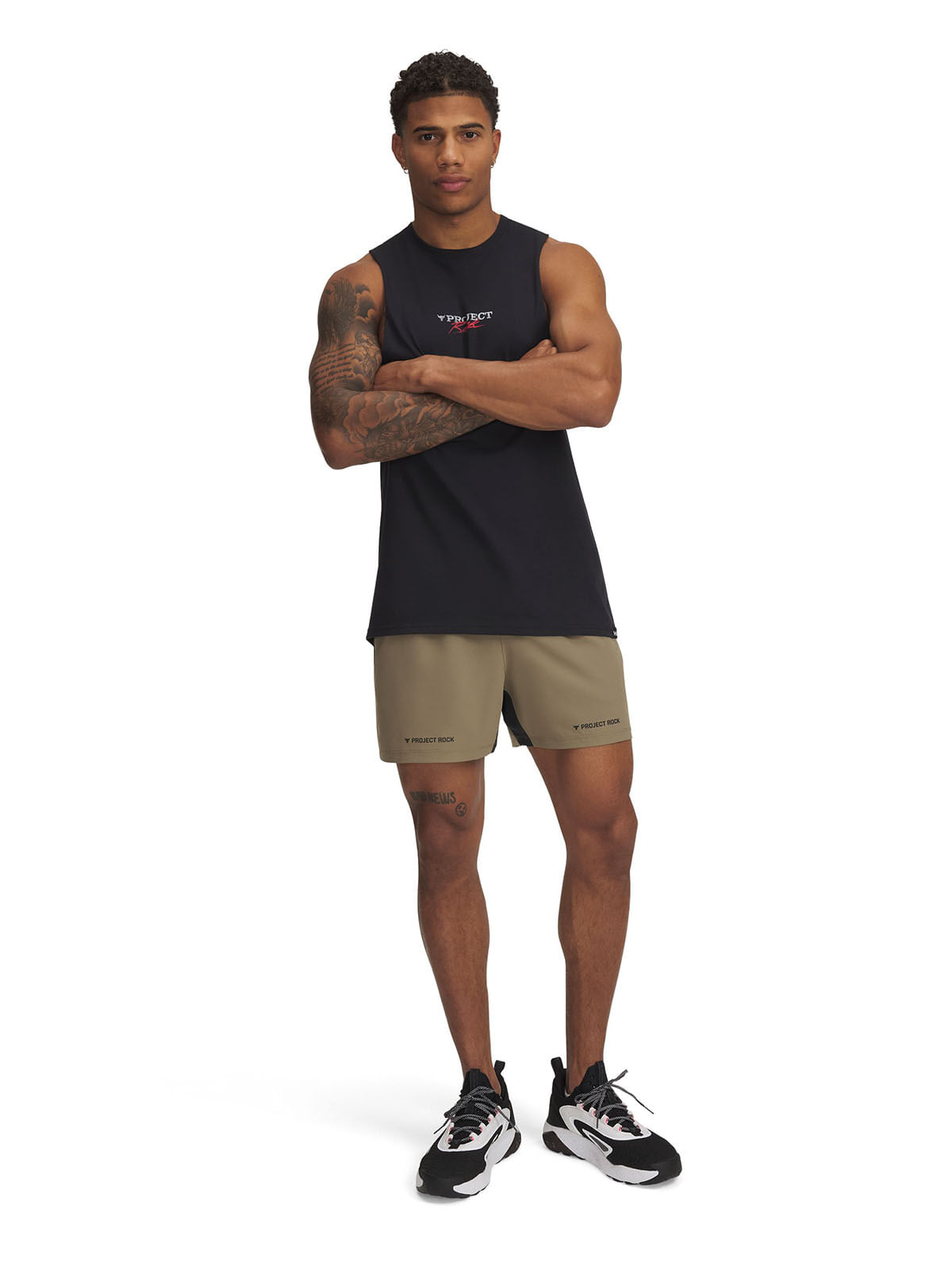 Shorts Project Rock café para hombre