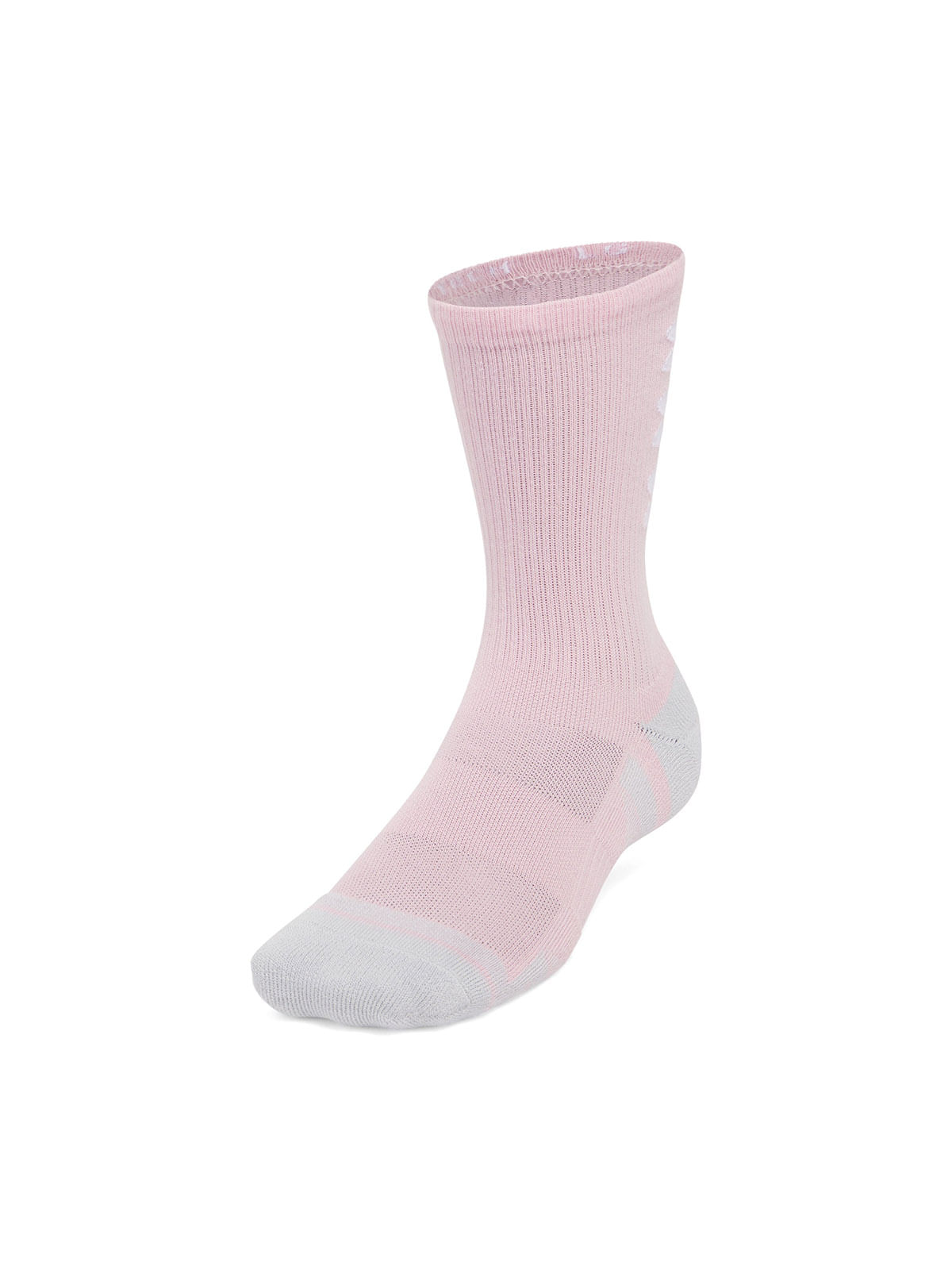 Calcetín unisex UA performance tech pack de 3 rosado crew