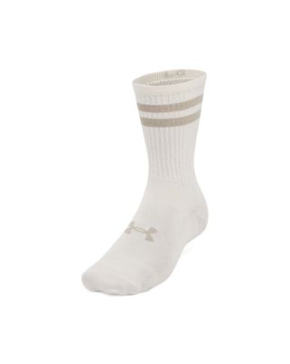 Calcetín unisex Under Armour essential pack de 6 café