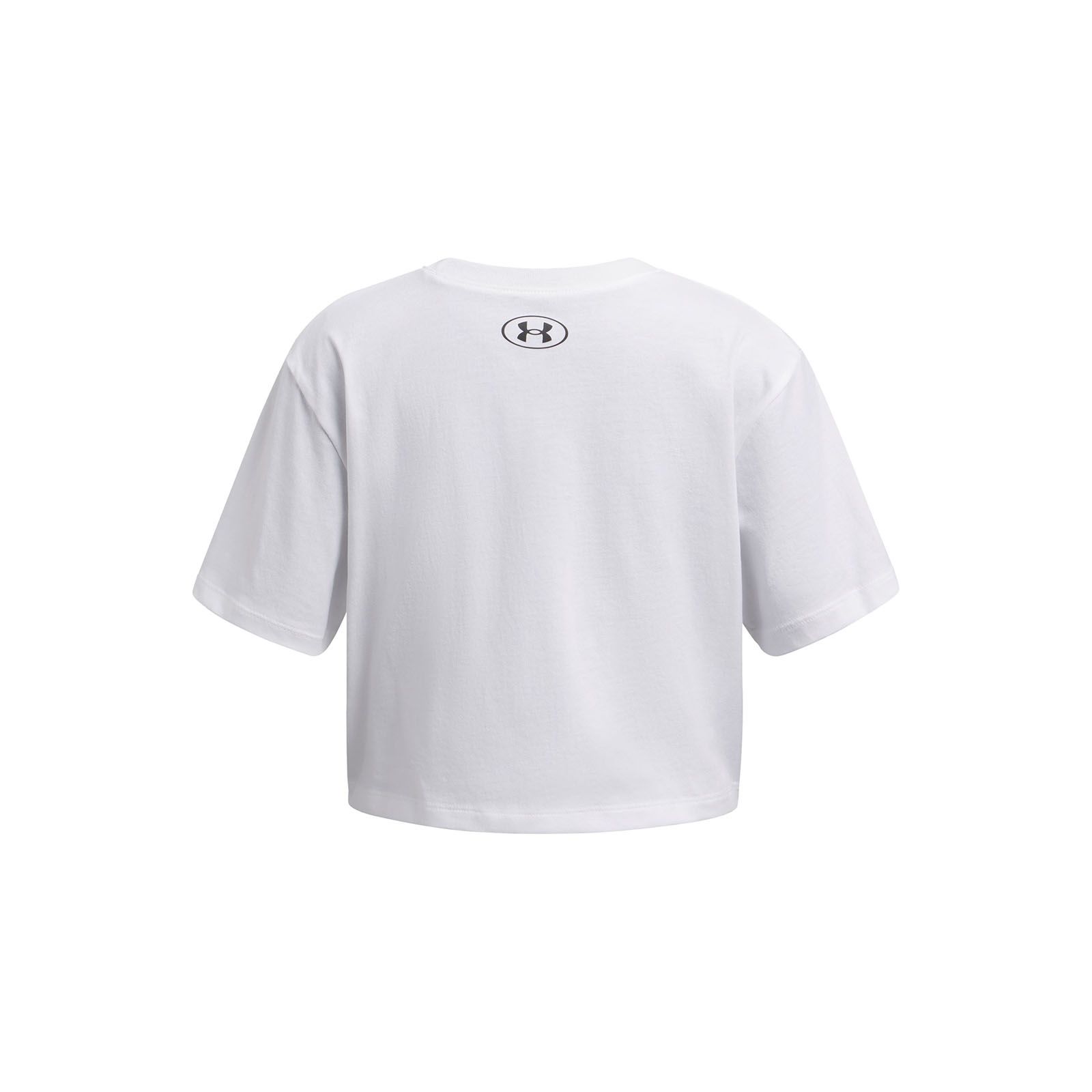 Polera manga corta Under Armour Rival blanco para niña