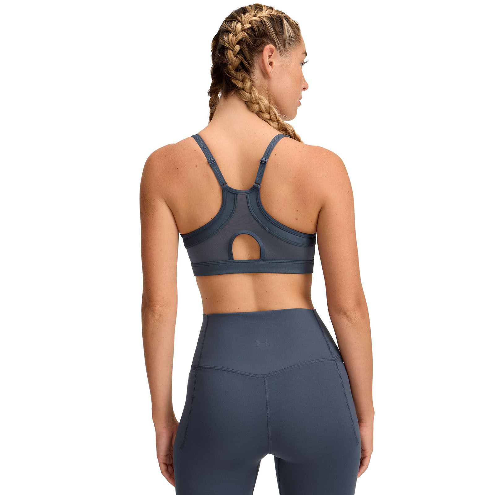 Sostén deportivo Under Armour infinity 2.0 low gris para mujer