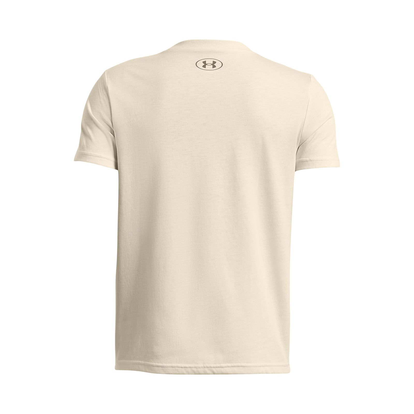 Polera manga corta Under Armour baseball bear café para niños