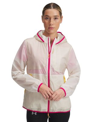 Chaqueta Under Armour launch trail café para mujer