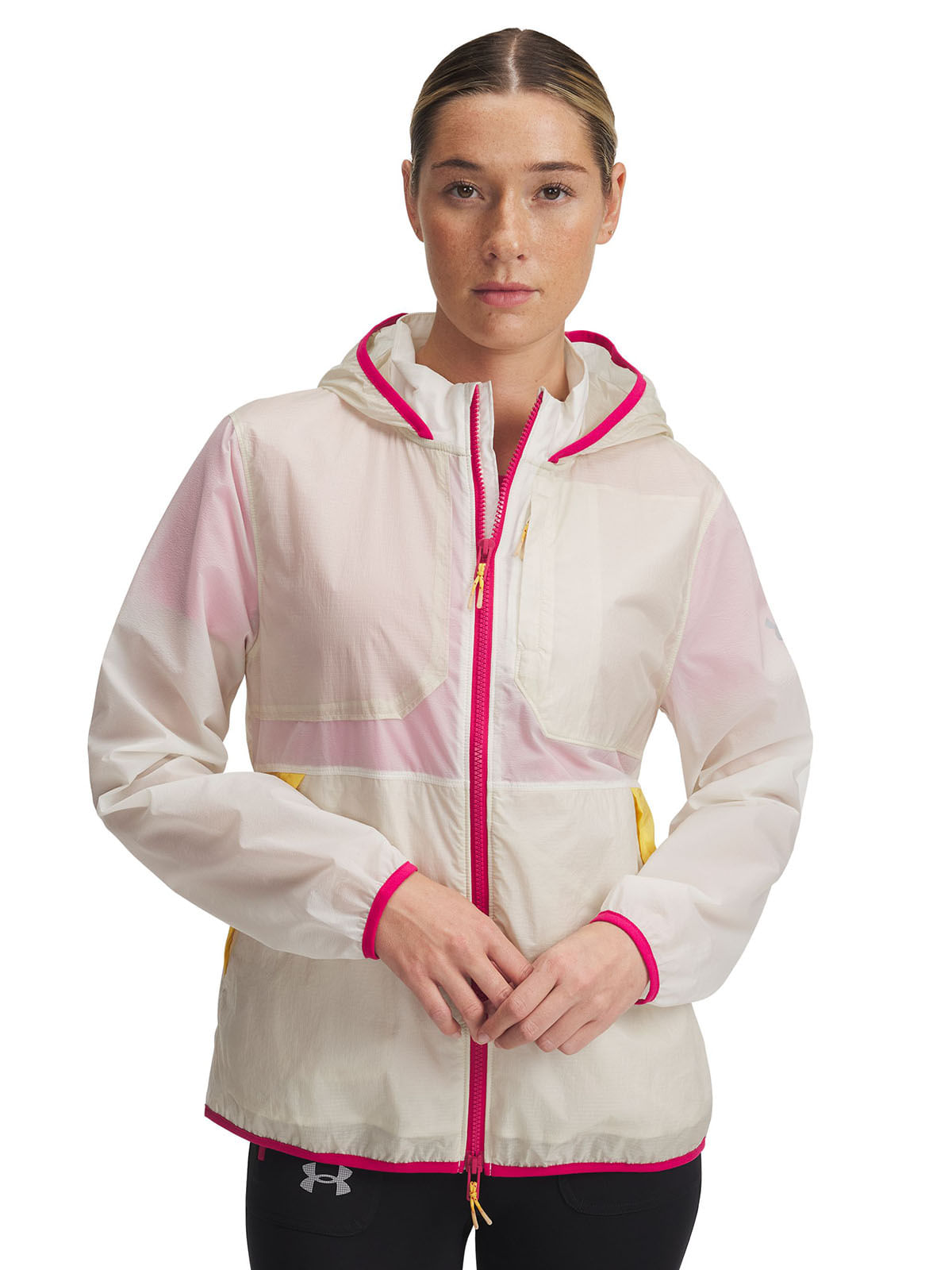 Chaqueta UA launch trail café para mujer