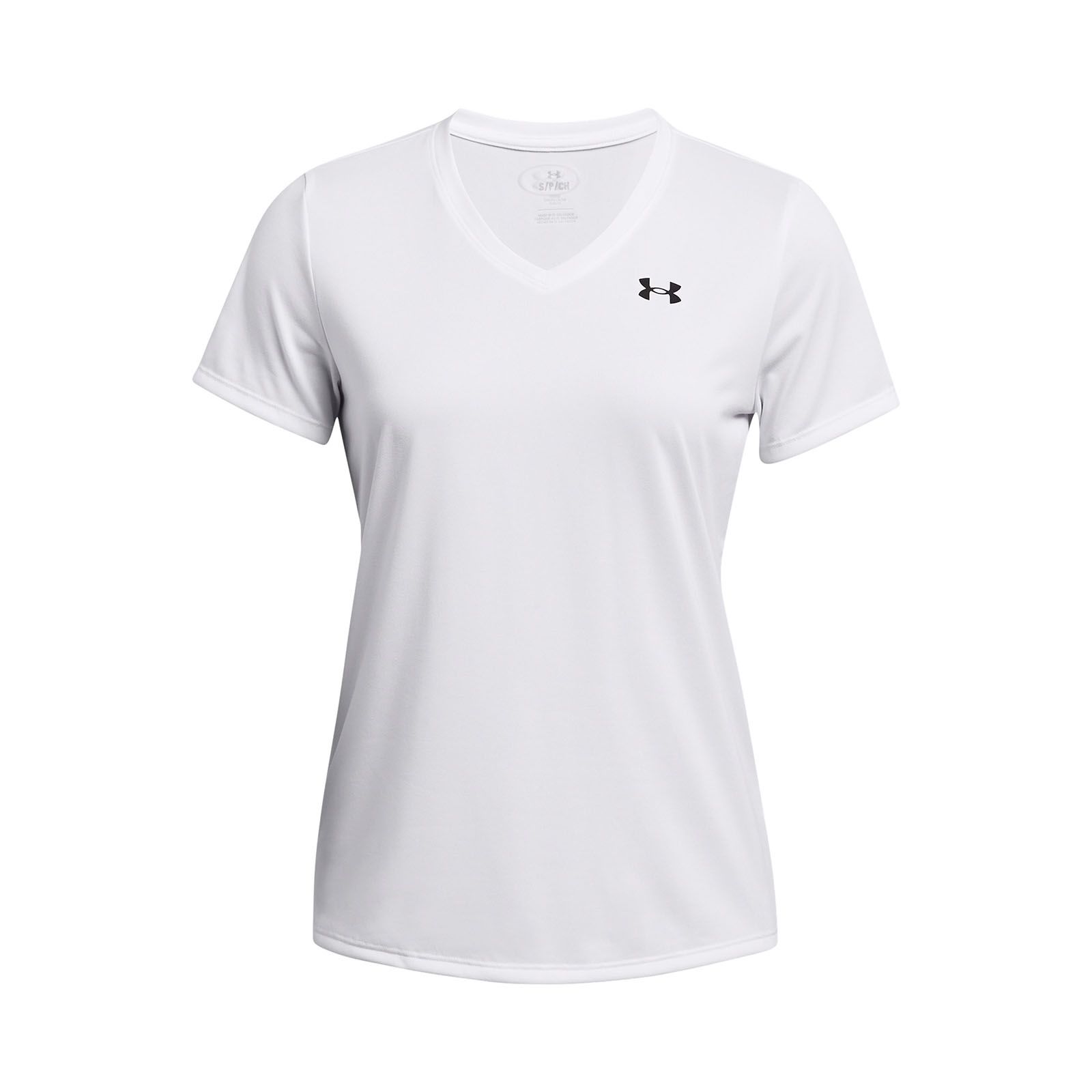 Polera manga corta Under Armour tech blanco para mujer