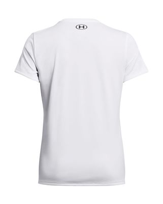 Polera manga corta Under Armour tech blanco para mujer