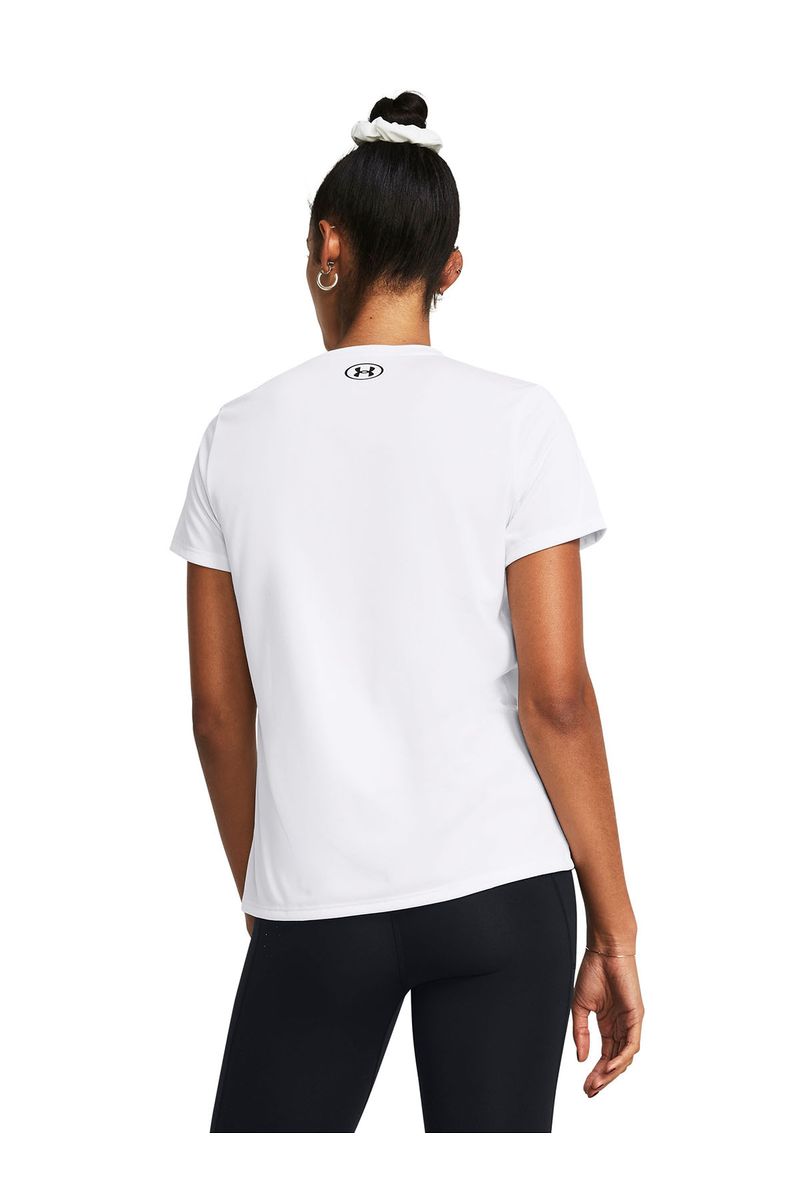 Polera-manga-corta-UA-tech-blanco-para-mujer
