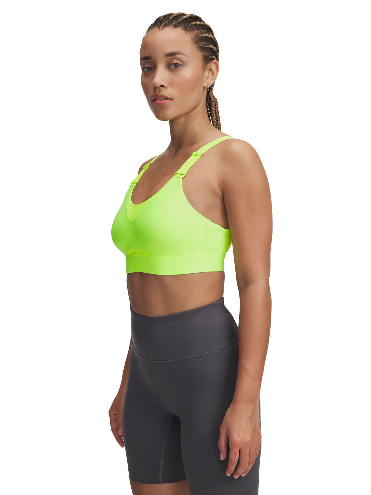 Sostén deportivo UA infinity 2.0 high amarillo para mujer