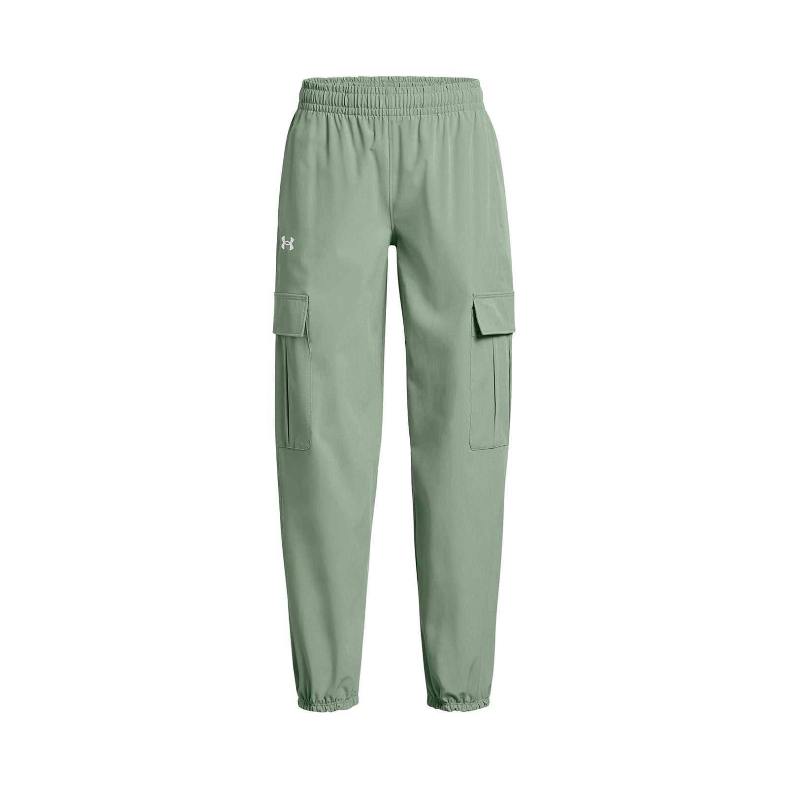 Pantalón Under Armour Rival cargo verde para niñas