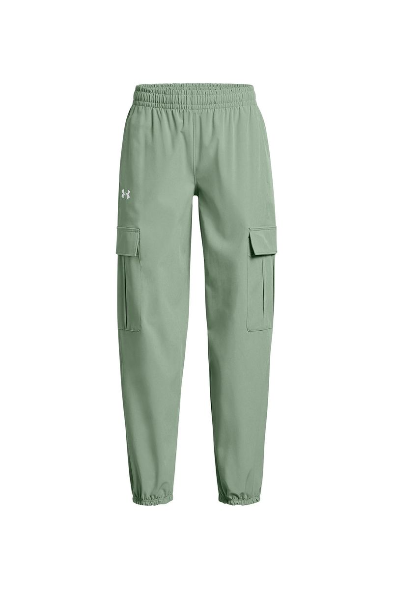 Pantalon-UA-Rival-cargo-verde-para-niñas