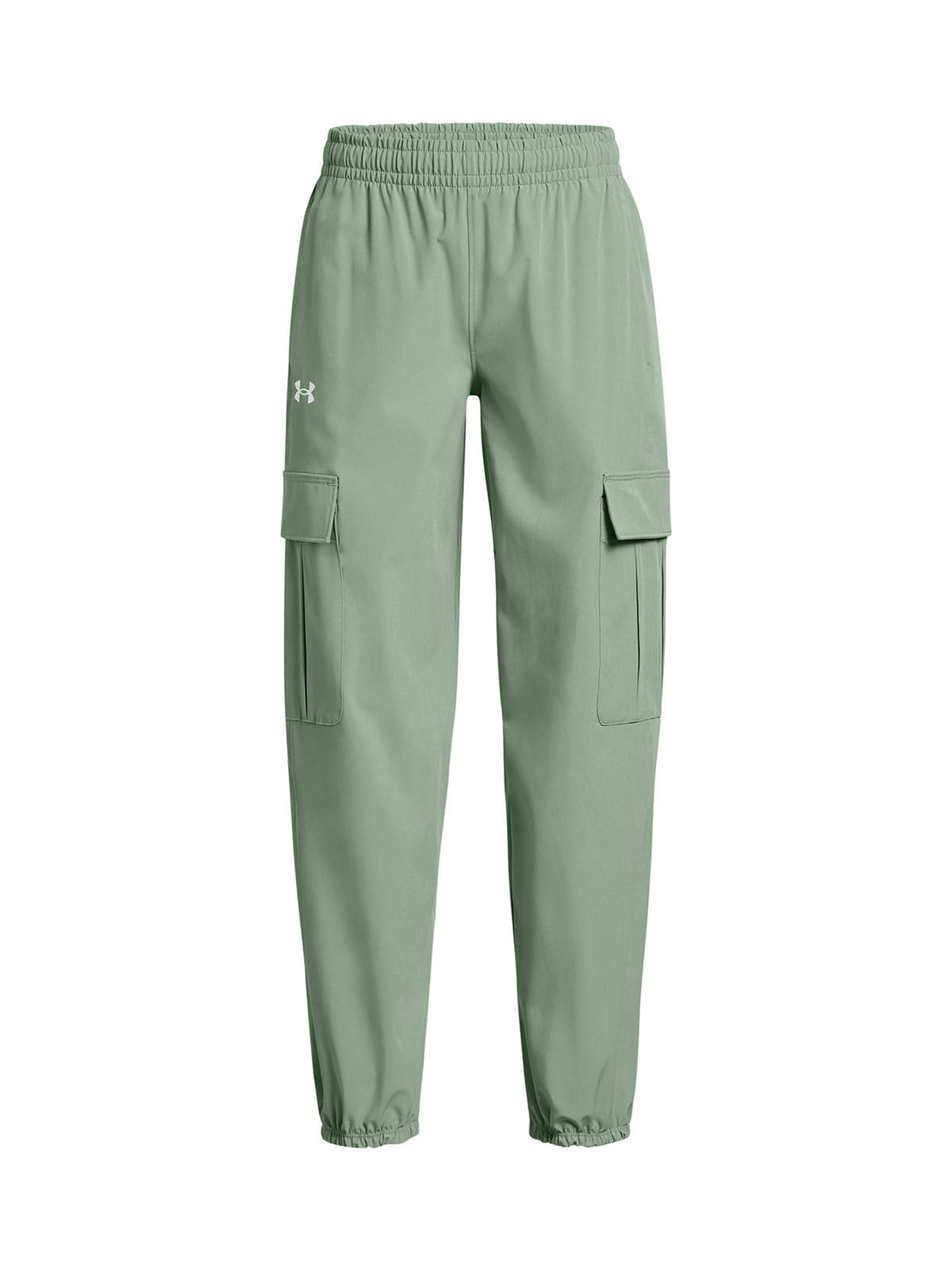 Pantalón UA Rival cargo verde para niñas