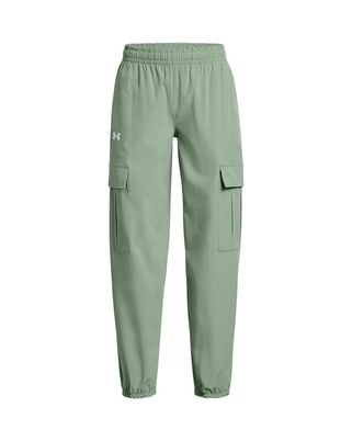 Pantalón Under Armour Rival cargo verde para niñas