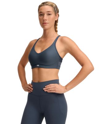 Sostén deportivo Under Armour infinity 2.0 low gris para mujer