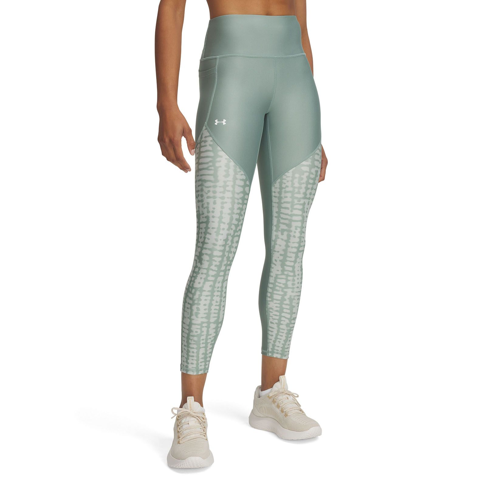 Calzas Under Armour tech verde para mujer