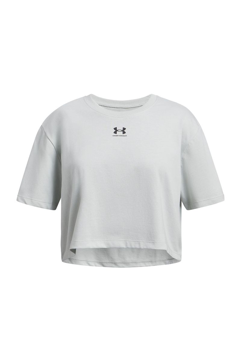 Polera-manga-corta-UA-Rival-verde-para-niña