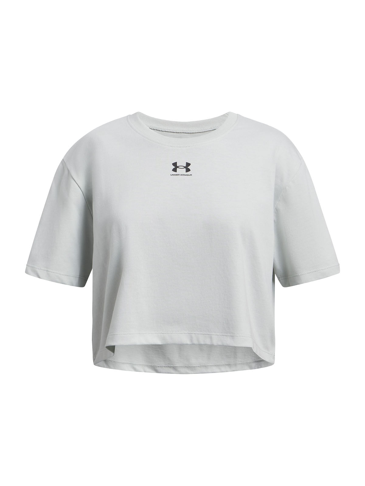 Polera manga corta UA Rival verde para niña