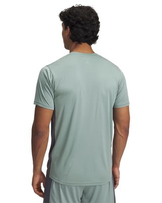 Polera manga corta Under Armour challenger verde para hombre