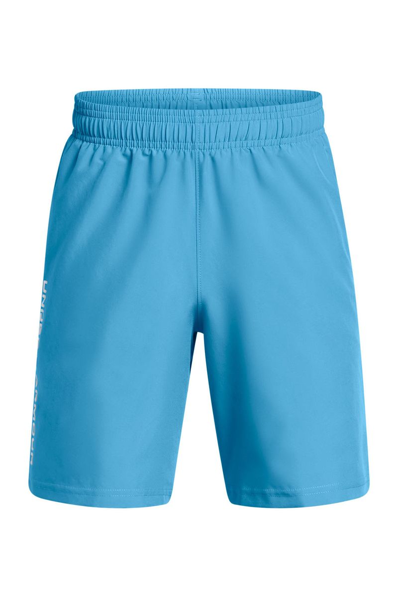 Shorts-UA-tech-woven-wordmark-azul-para-niños