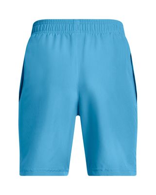 Shorts Under Armour tech woven wordmark azul para niños