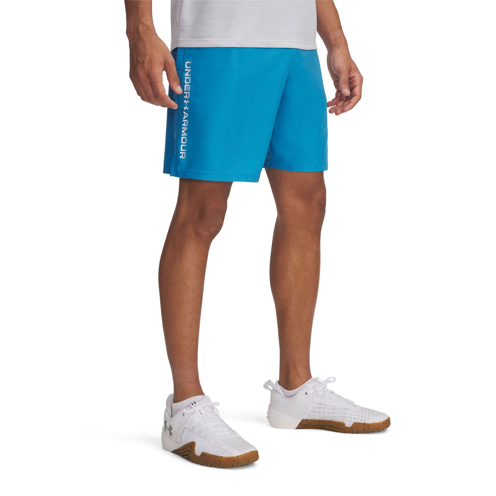 Shorts Under Armour tech woven azul para hombre