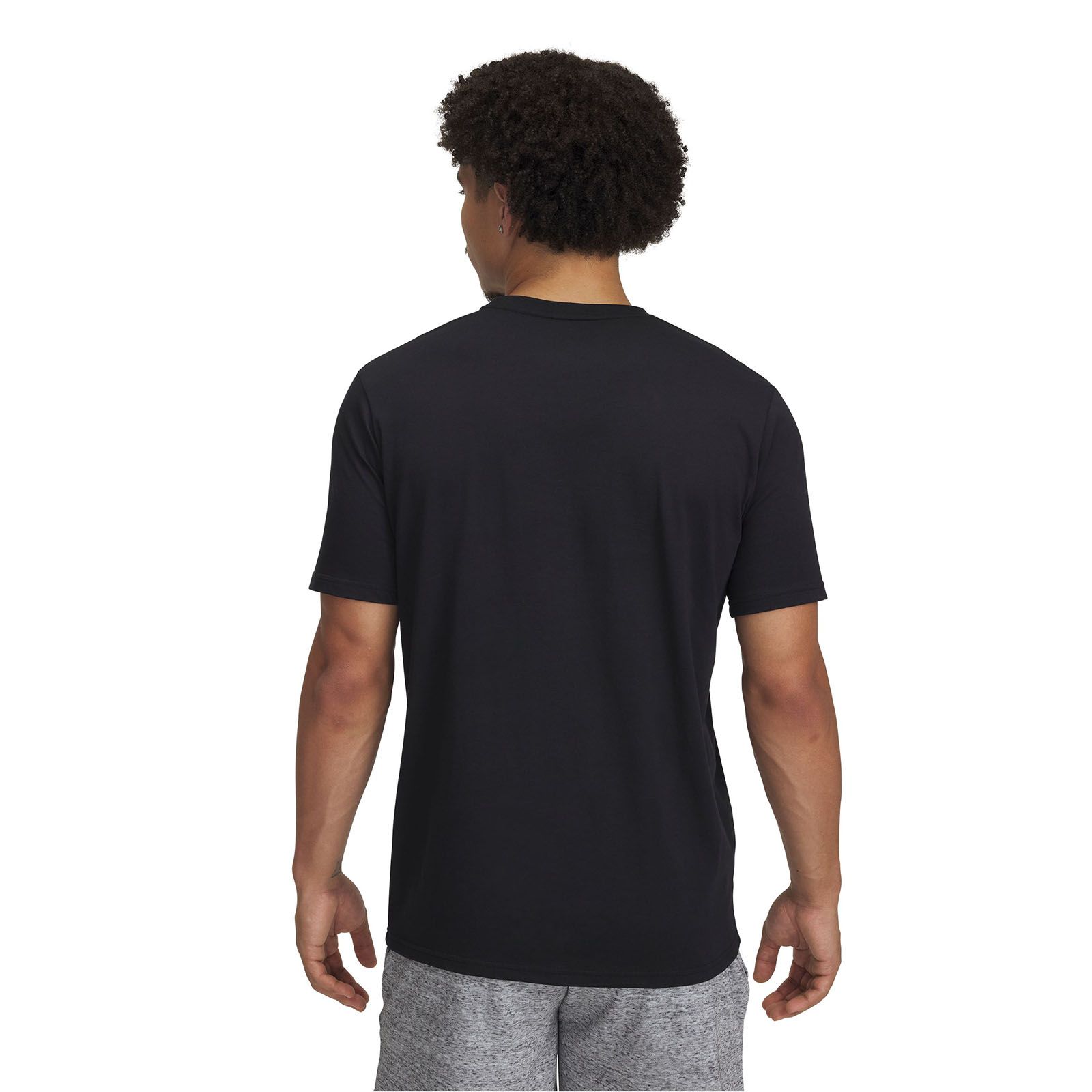 Polera manga corta Project Rock negro para hombre Under Armour