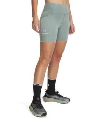 Shorts Under Armour launch verde para mujer