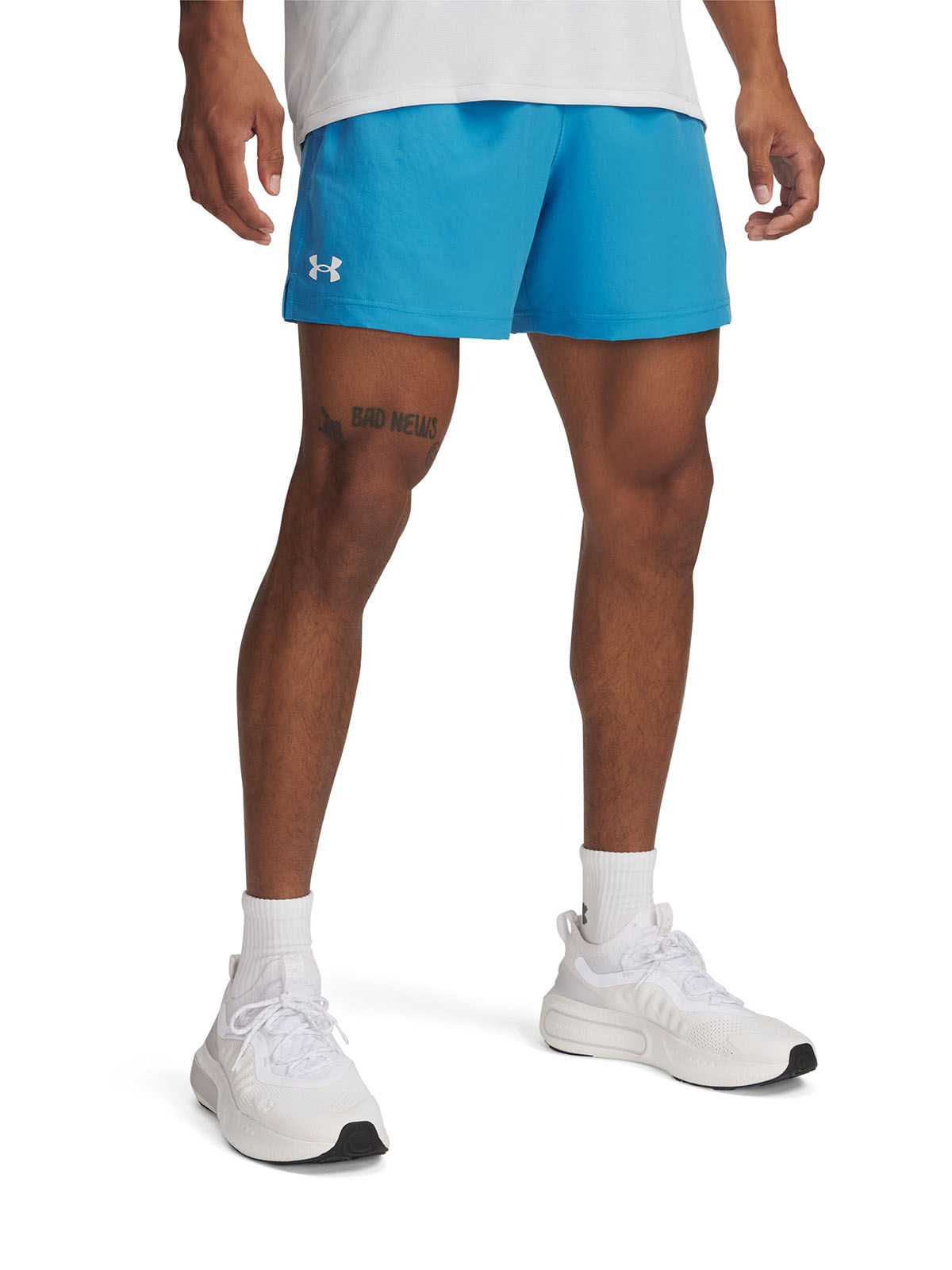 Shorts UA tech woven azul para hombre