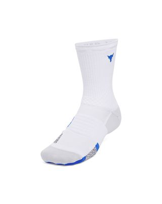 Calcetín unisex Project Rock armourdry¿ playmaker blanco Under Armour