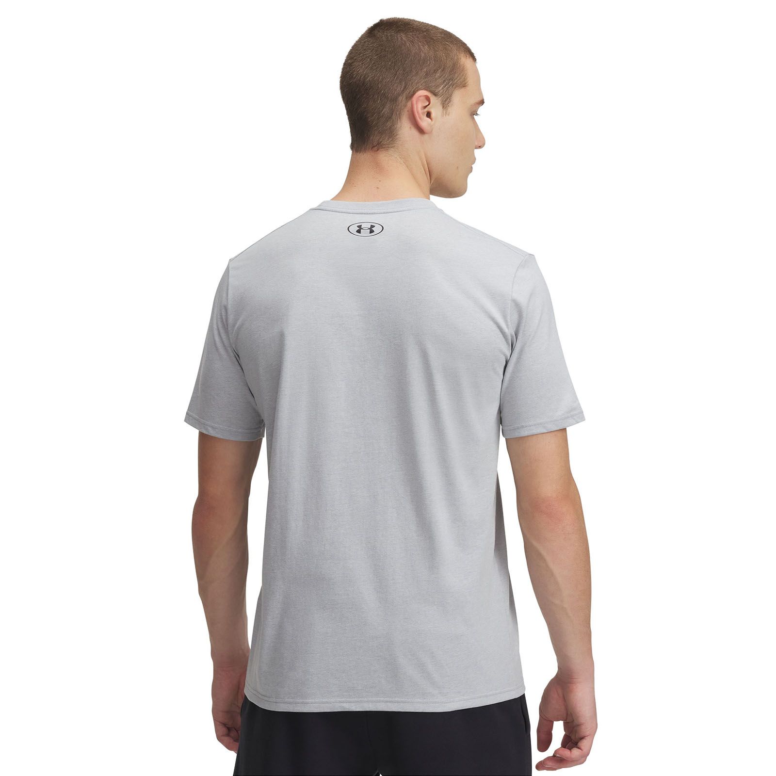 Polera manga corta Under Armour boxed sports gris para hombre