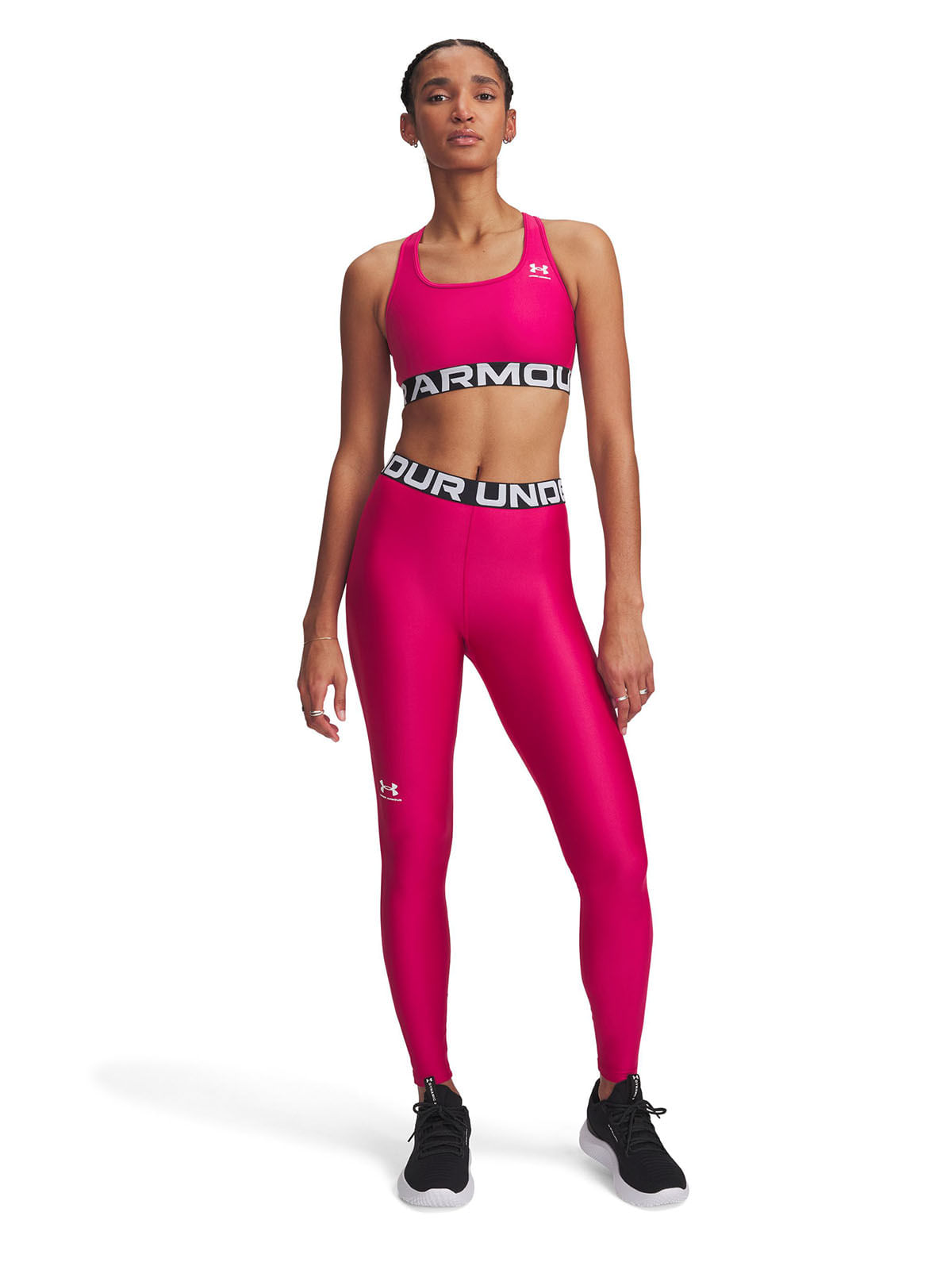 Calzas Heatgear morado para mujer
