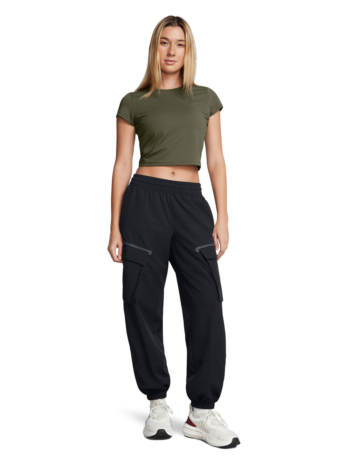 Pantalón UA Unstoppable cargo negro para mujer