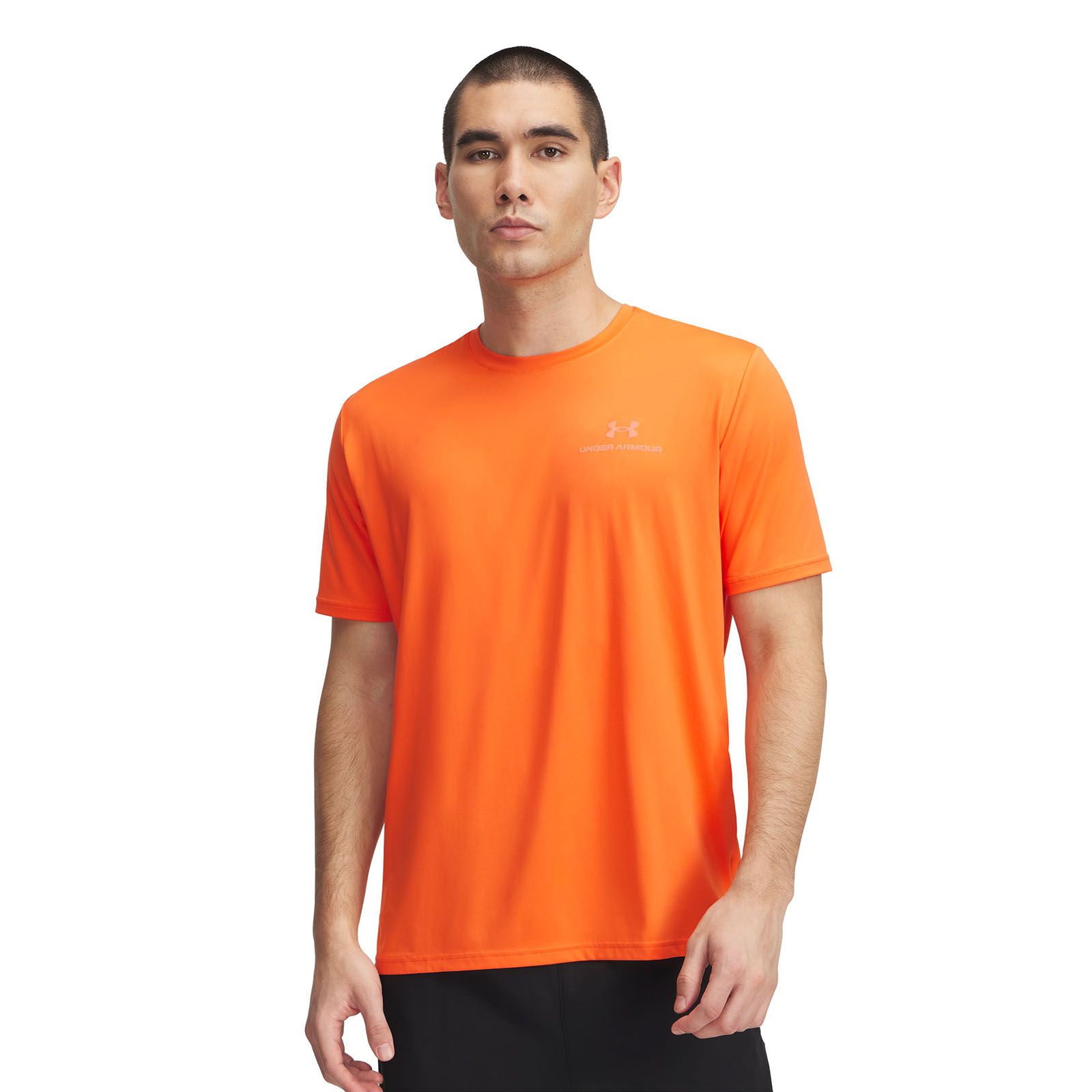 Polera manga corta Under Armour vanish energy naranjo para hombre