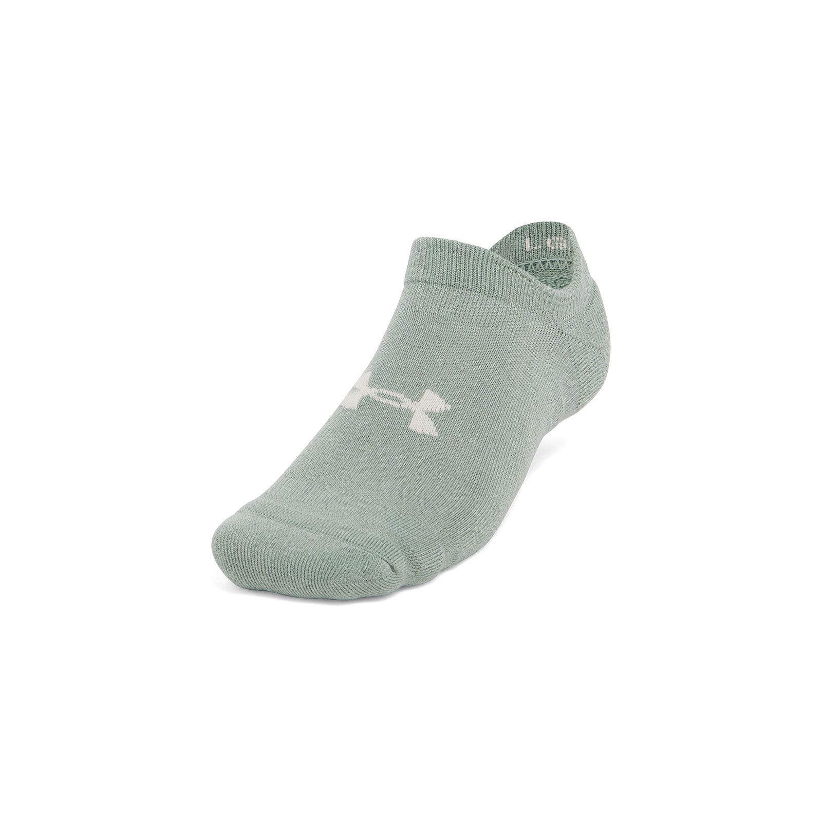 Calcetín unisex Under Armour essential cushion 6-pack no show verde