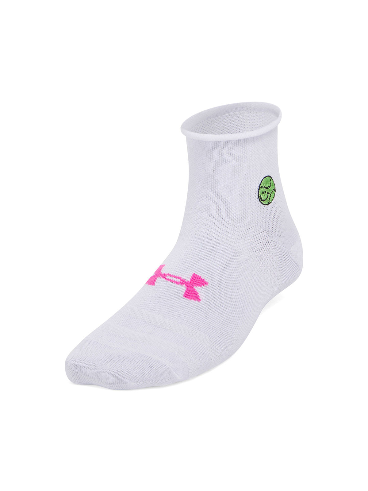 Calcetín mujer UA essential low pack de 3 blanco