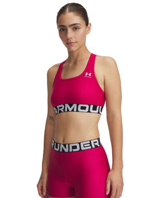 Sostén deportivo Heatgear armour mid morado para mujer Under Armour