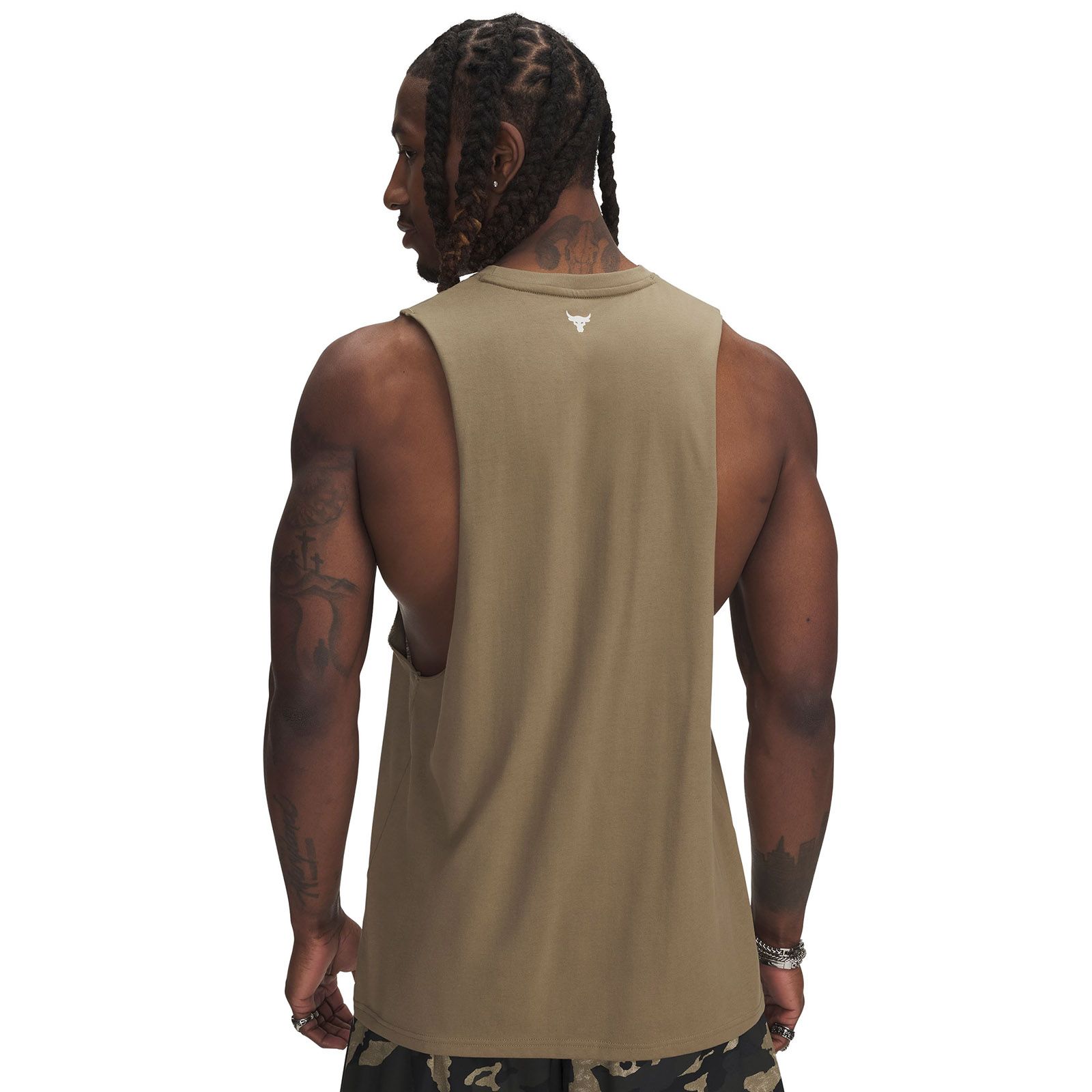 Polera sin mangas Project Rock café para hombres Under Armour