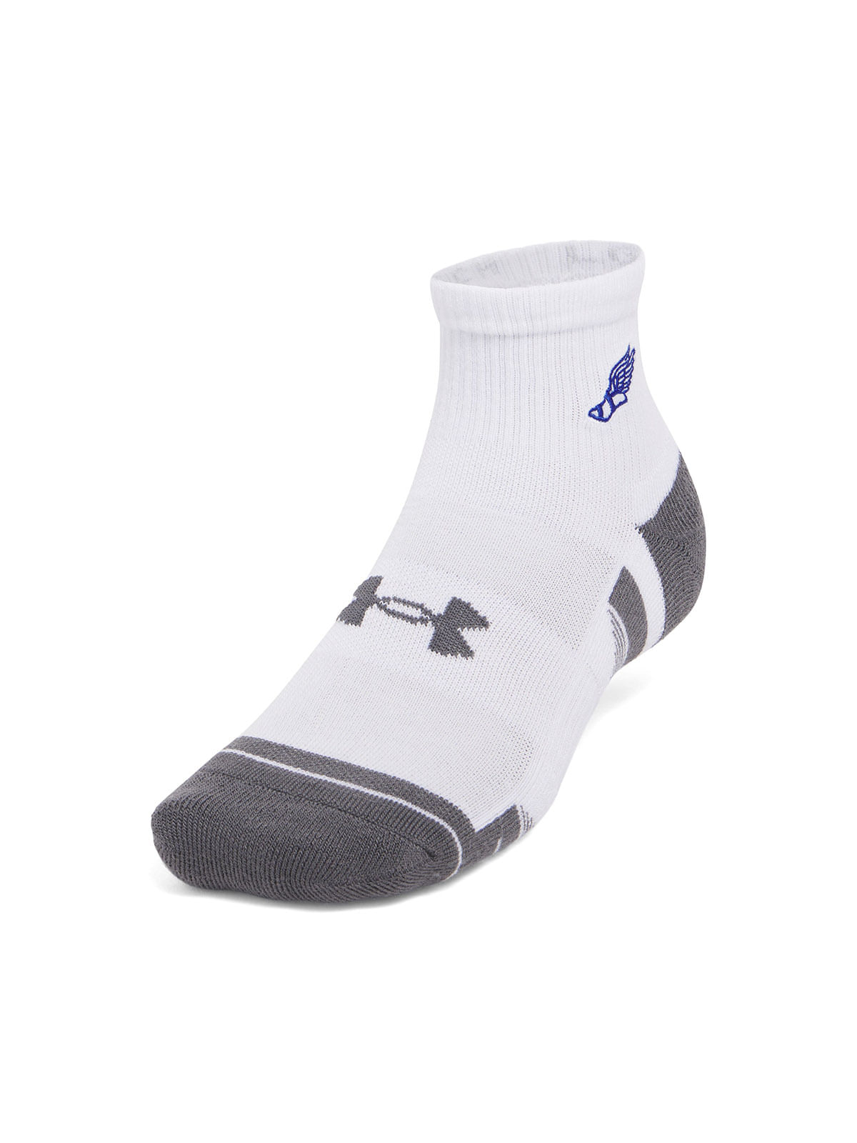 Calcetín unisex UA performance tech low pack de 3 blanco