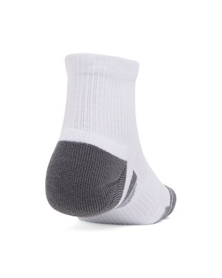 Calcetín unisex Under Armour performance tech low pack de 3 blanco