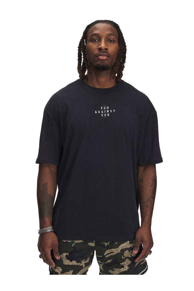 Polera-manga-corta-Project-Rock-heavyweight-negro-para-hombre
